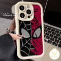 Spider Man Mask Marvel Graffiti Case For Infinix Smart 8 7 Hot 30i 30 Play Tecno Spark Go 2024 10C 10 Go 2023 Camon 20 Pro Note 12 G96 30 Pro Couples Angel Eyes Soft Cover. 