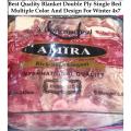 Single Bed Dpuble Ply  Blanket Kambal For Winter Durable Quality Size  4 by 7 Feet. 