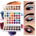63 Colours Pearlescent Matte Eyeshadow, Eye Cosmetics, Makeup Palette, 3 Folding Palette / Imported. 