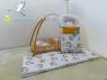 Export Quality Baby Bed Set With Mosquito Net 3 Pillows And 1 Bedding Comforter ,Full package ForNew Born Baby.Colors Available. 