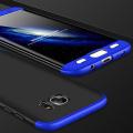 Samsung Galaxy S7 edge GKK"Full Coverage 360 Protection Mobile Phone Back Cover Case - Blue & Black. 