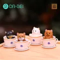 DR BEI Teacup Puppy Statue High Simulation Smooth Edge Teacup Dog Figurine. 