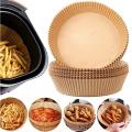 AIR FRYER LINERS 50 pcs | Disposable Paper Liner Non-Stick Mat Steamer Round Paper Baking Mats | Water-Proof Parchment Paper for Air Fryer | BuyVogue. 