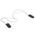 10PCS ON/OFF Switch 2 x 3V CR2032 Cell Button Battery Holder For LED & 8Pcs Black Wire Lead 2X3V CR2032 Coin Cell Button Battery Holder Case. 