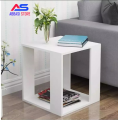 Modern Lamination Wood Multipurpose Side Table Cofee table Storage table Decorative table -41 x 36 x 45 cm (L x W x H, White). 