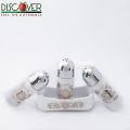 Discover CERAMICA 3pcs salt n pepper shaker with chrome lid n tray.. 