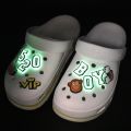Fluorescence Alphabet Jibbitz Letters Shoe Charms Button Accessories for Women Croc Clog Buckle Decoration. 