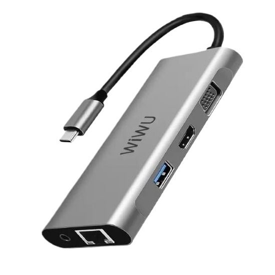 WiWU Alpha 11 In 1 Type C Multi Adapter Hub For MacBook_Notebook Laptops