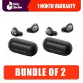 Daraz Like New Buds - Anker Soundcore Liberty Neo 2 Wireless Earphones, Bluetooth 5.2, Fully Wireless Earphones - Bundle Of 2 - Black. 
