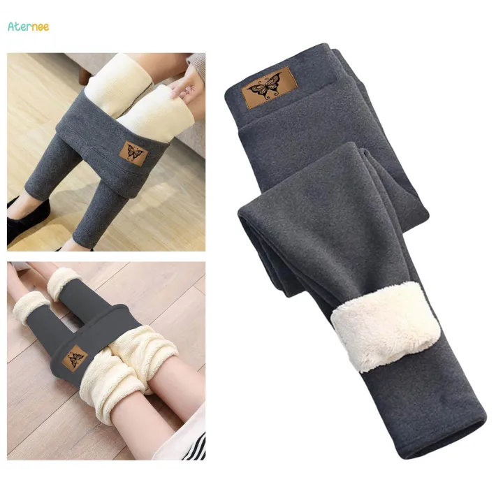 Women%20Winter%20Leggings%20Thermal%20Elastic%20Tights%20Pants%20Soft%20Skinny%20Fleece%20Lined%20Thick%20for%20Running,%20Hiking,%20Yoga%20,%20XXL%20-%20Image%207