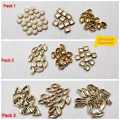 Pack of 1 Real Kundan Beads DIY Sewing Jewelry Decoration, DIY,  60 Pcs Total (20 Pcs Each). 