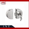 Glass Door Lock D Lock Glass Swing Push Sliding Door Lock with Keys Double. 
