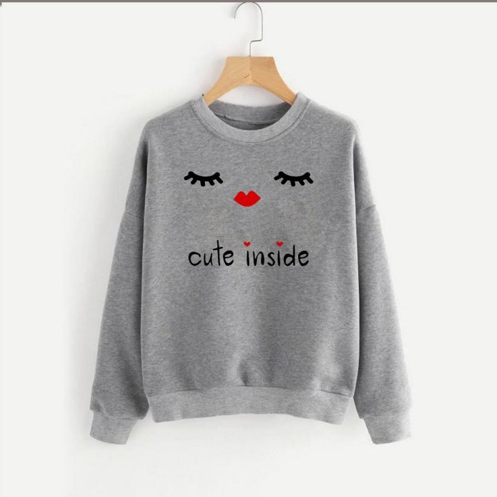 Sweat shirt for girls new and stylish design Cute Inside Winter Wear
