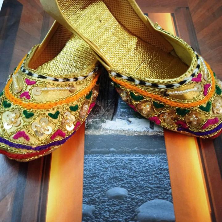 Fancy Khussa for Baby Girl Embroided Khussa Design 01 Kids