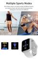 Relo Touch Screen Smart Digital Watch for Women Sports Waterproof Watch Men Heart Rate Monitor Blood Pressure Fitness Tracker for Android IOS Iphone Smartwatch. 