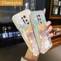 chenyyka For Oneplus 8 Pro Case New Design Side Square Edge Phone Case Pattern Plating Silicone Casing Fashion Girl Full Cover Camera Shockproof SoftCase Protection Cases. 