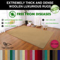 Natural Woolen Carpets and Rugs made of pure Wool for Living Room Rug, Dimension 3'3'' x 5' / 4'4'' x 6' / 6'6'' x 9'. 