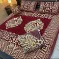5 pcs velvet bet sheet high quailty two motive. 