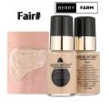 Foundation Makeup Liquid Oil Control Purely Natural Foundation Pump  - 30 Ml (5 Shades Available). 