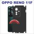 Oppo reno 11F 5G FULL BACK 360 premium Protection Skin Wrap with sides and camera protection full cover Premium Quality. 