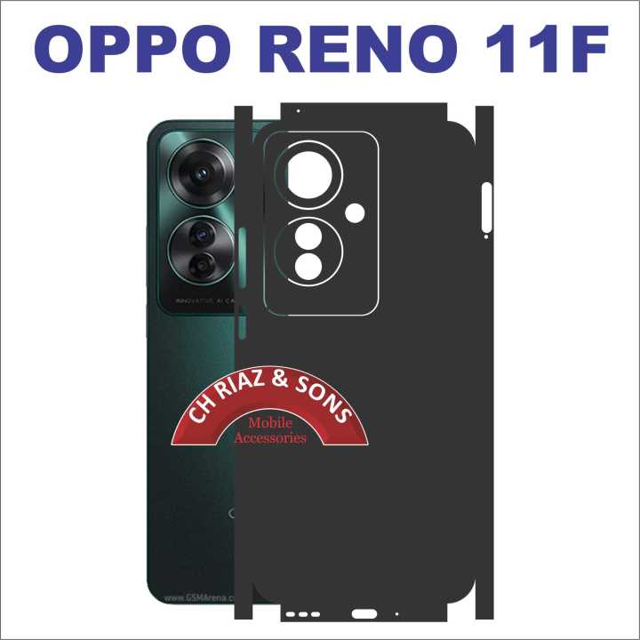 Oppo reno 11F 5G FULL BACK 360 premium Protection Skin Wrap with sides and camera protection full cover Premium Quality