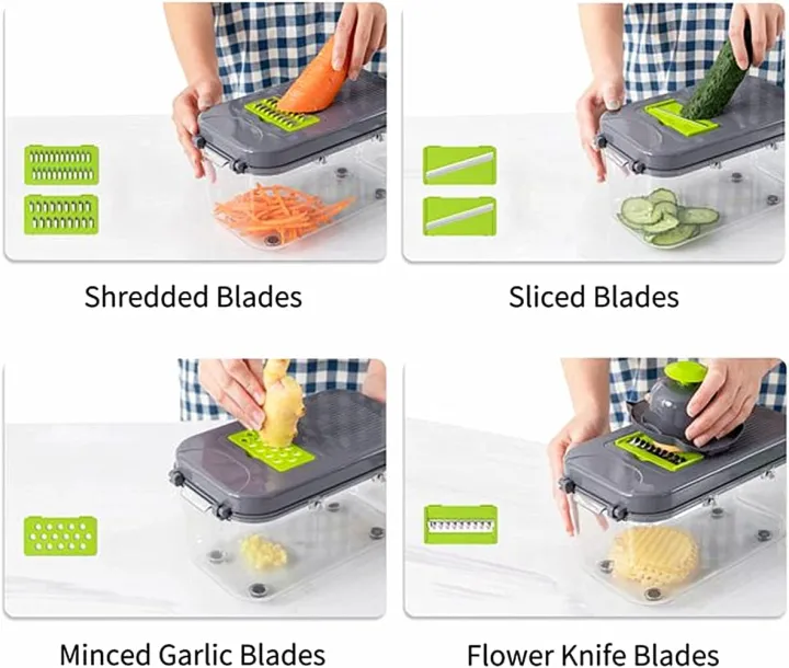 Mehran Tools AL MEHRAN TRADERS 1 PCS OF 22-in-1 Vegetable Chopper & Mandoline Slicer ...