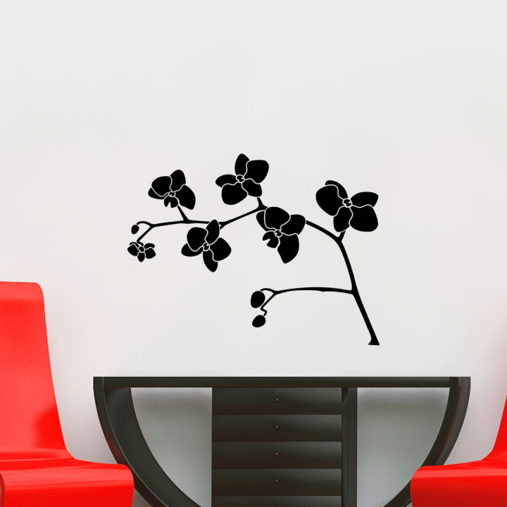 Beautiful Orchid Wall Sticker (24 x 36 Inches)
