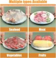 Food Storage Bags, Pack of 12 Cling Film, Reusable, Elastic Plastic Food Storage Bags, Sealing Bags, Food Cover for Storage of Food. 