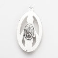 20pcs Tibetan Style Alloy Pendants Miraculous Medal The Blessed Virgin Mary Metal Charms for DIY Bracelet Necklace. 