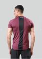 Men's T-Shirt for Gym and Workout - Maroon. 