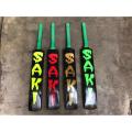 SAKI Sport Cobra Tape Ball Cricket Bat. 