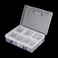 F240 Double Layer Component BF-240 Double Layer 8 Partitions Transparent Plastic Storage Box Craft Box Components Box Jewelry Boxox Parts Box Storage Box Tool Box F-240 Electronic Component Box. 