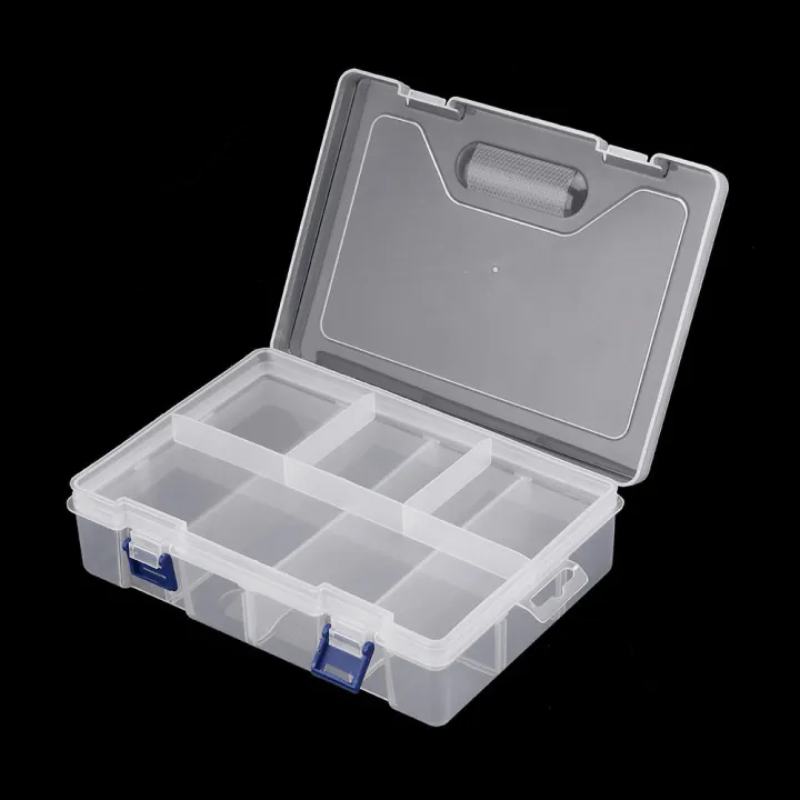 F240%20Double%20Layer%20Component%20BF-240%20Double%20Layer%208%20Partitions%20Transparent%20Plastic%20Storage%20Box%20Craft%20Box%20Components%20Box%20Jewelry%20Boxox%20Parts%20Box%20Storage%20Box%20Tool%20Box%20F-240%20Electronic%20Component%20Box%20-%20Image%204
