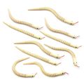 10Pcs 12 Inch Unfinished Wooden Wiggly Snakes Jointed Flexible Snake. 