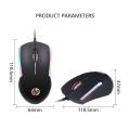 HP M160 Wired Mouse High Performance Optical Gaming Mouse With Rainbow LED with Lightweight portable mouse ,Budget-friendly USB mouse, Affordable ergonomic mouse, Programmable mouse ,High DPI mouse, Ambidextrous mouse. 