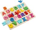 Wooden Alphabet ABC Board, Preschool Educational Montessori Toy Gift ABC Puzzle Board for Toddlers  Boys & Girls Educational Learning Letter. 