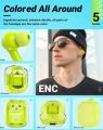 Acefast Crystal Earbuds T6/AT6 Youth Green and Sapphire Blue. 