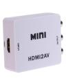 HDMI To Audio Video AV Adapter Converter - White. 