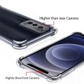 Vivo Y100 5G Durable Silicon Clear Silicon Case Reinforced Air Corner Drop Resistant Casing Cover. 
