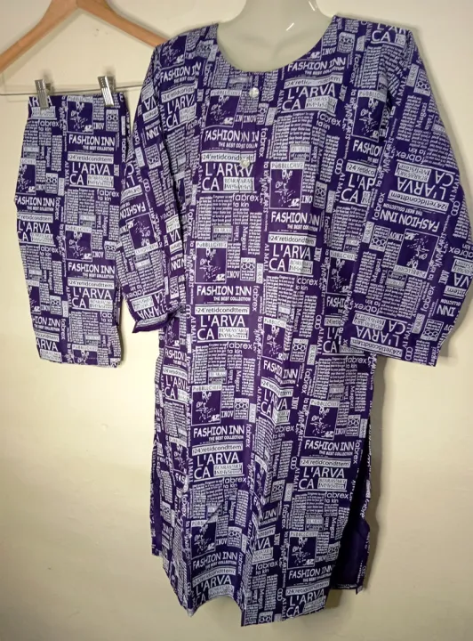 Newspaper%20Printed%20Shirt%20for%20Girls%20and%20Women%20-%20Premium%20Lenin%20Fabric,%20Stylish,%20Standard%20Size%20-%20Image%204