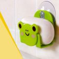 Cartoon Sponge Rag Storage Rack Sink Wall-Mounted Suck Holder Soap Hanging Shelves Kitchen Accessories Kitchen Household Items. 