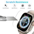 Tempered Glass Screen Protector for Apple Watch Ultra 2/Ultra 49mm Film Scratch Resistant Bubble Free for iWatch HD Clear Ultra. 