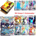 100pcs/Box For Pokemon GX Cards Vmax English Shining Trading Collectible Game Card Booster Box Spanish Kid Battle Game Toys Gift. 