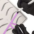 Microblading Eyebrow Tattoo Stencil Ruler Shaper Template Definition Permanent Makeup Eyebrow Measure Eyebrow Guide Tool. 