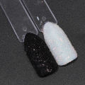 1 bottle Black White Shinning Dazzling Nail Glitter Powder Gel Polish Holographic Pigment Nail Art Dust Manicure Decor CH26/48-1. 