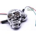 Skull Head LED Turn Signal Indicators 2 Pcs for Motorcycle Universal. 