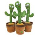 Rechargeable Talking Cactus | Dancing Cactus Toy for Kids- Educational Plush Toy for Kids, Rechargeable Dancing Cactus Toy with Voice Recording, Interactive Electronic Pet with 120 Songs for Toddlers, Perfect Birthday Gift for Children. 