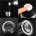 750ml Stainless Steel Vacuum Thermoses Flask Cup Hot Cold thermal Water Bottle Keeps Warm or Cool Silver With Free Bag. 