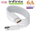 70W infinix / infinix Original 70W Cable / Tecno Type C Fast Charging Cable For Infinix Note 40 PRO, Zero Flip, Tecno Camon 30 Pro 5G. 