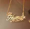 Customized Name Locket Golden & Silver Name Locket For Girls, Name Jewelry, Customize Necklace, Customize gift jewellery for girls. 
